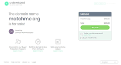 Desktop Screenshot of matchme.org